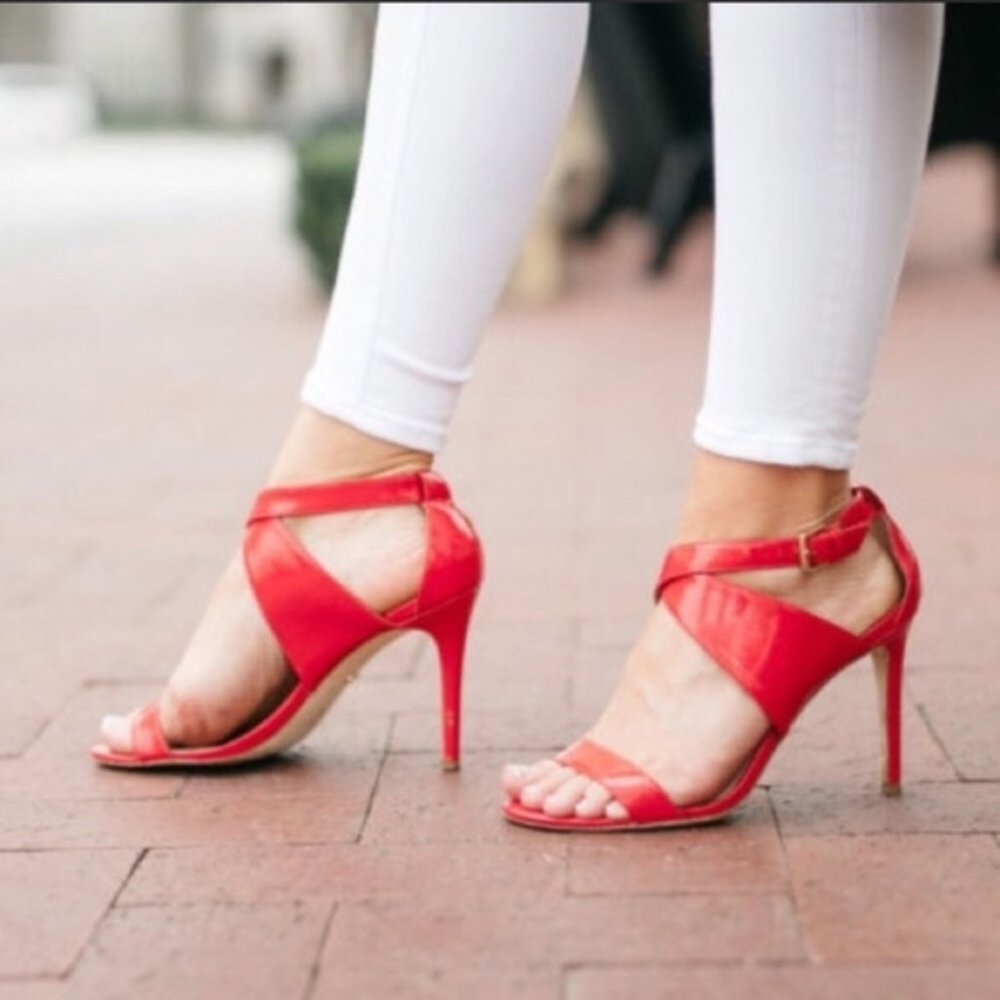 Charles David Icon Sandal heels - Coral (7.5)
